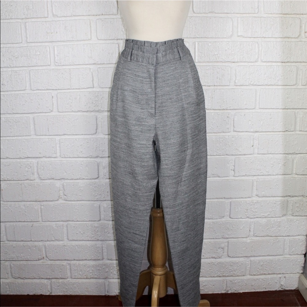 Top Shop High Waisted Ruffle Trousers
